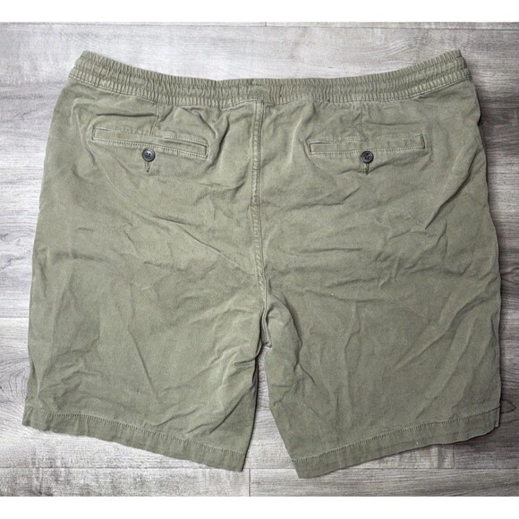 Goodthreads Green Pull On Drawstring Men's Shorts Cotton Size XL 4 Pockets - Picture 5 of 5